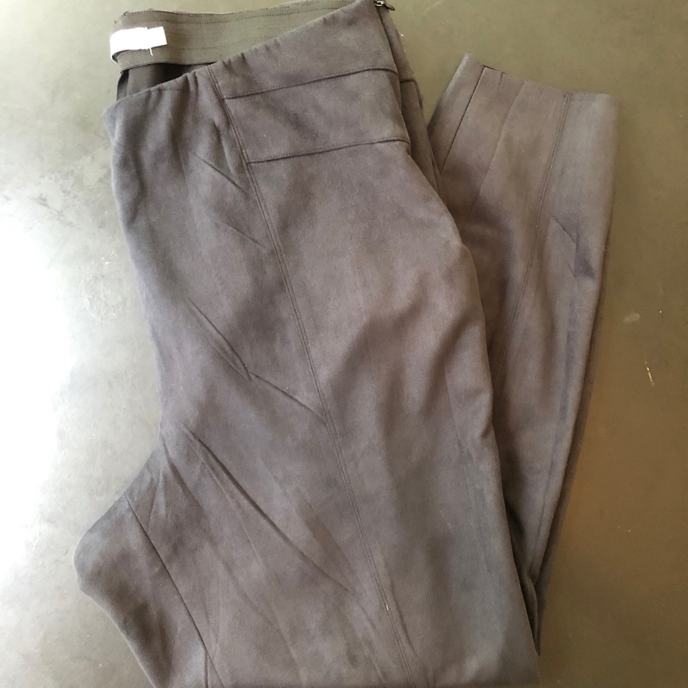 Suede Pants